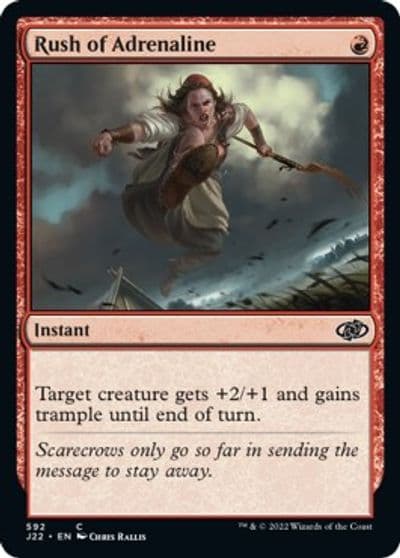 Rush of Adrenaline Jumpstart 2022 Magic card