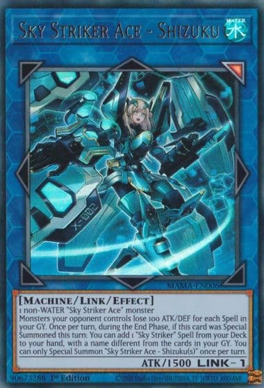 Sky Striker Ace Shizuku Magnificent Mavens Yu-Gi-Oh! card