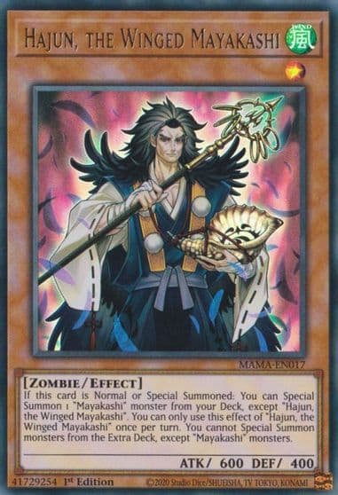 Hajun the Winged Mayakashi Magnificent Mavens Yu-Gi-Oh! card