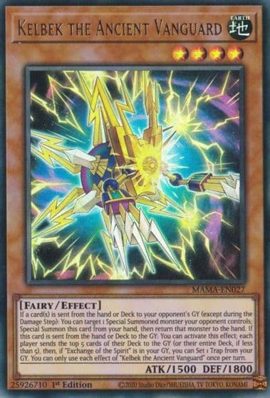 Kelbek the Ancient Vanguard Magnificent Mavens Yu-Gi-Oh! card