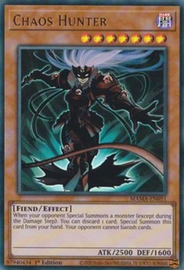 Chaos Hunter Magnificent Mavens Yu-Gi-Oh! card