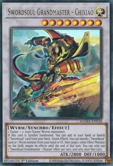 Swordsoul Grandmaster Chixiao Magnificent Mavens Yu-Gi-Oh! card