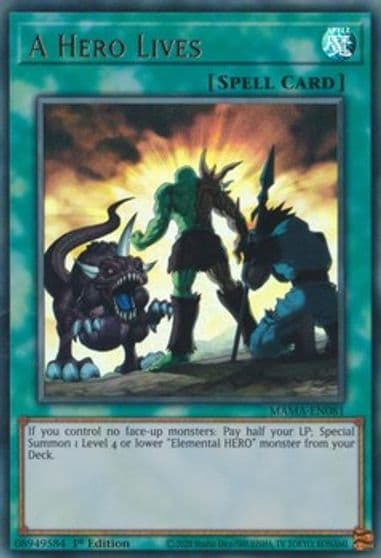 A Hero Lives Magnificent Mavens Yu-Gi-Oh! card