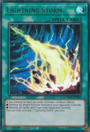 Lightning Storm Magnificent Mavens Yu-Gi-Oh! card