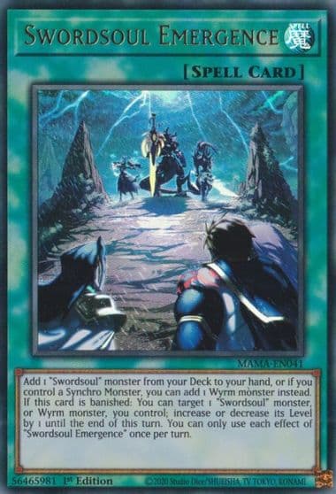 Swordsoul Emergence Magnificent Mavens Yu-Gi-Oh! card