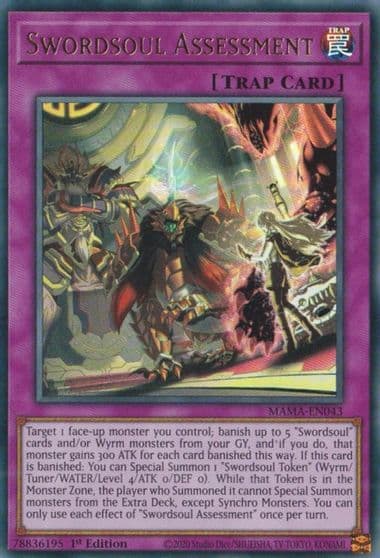 Swordsoul Assessment Magnificent Mavens Yu-Gi-Oh! card