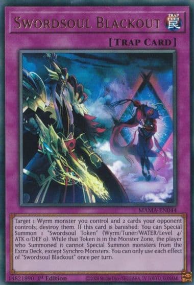 Swordsoul Blackout Magnificent Mavens Yu-Gi-Oh! card