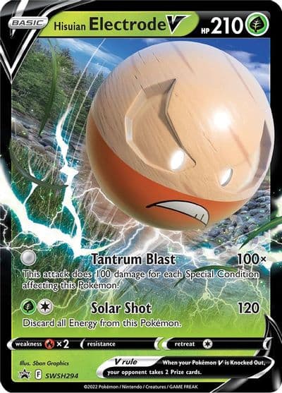 Hisuian Electrode V - SWSH294 SWSH: Sword & Shield Promo Cards Pokemon card