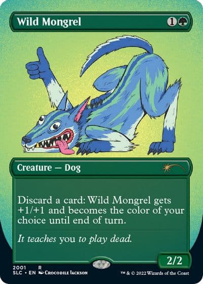 Wild Mongrel Secret Lair Countdown Kit Magic card