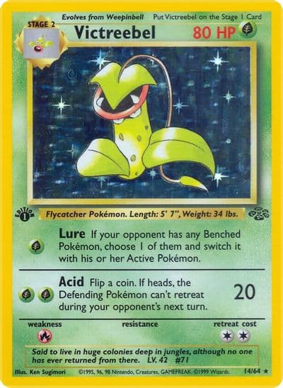 Victreebel (14) Jungle Pokemon card