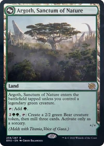 Argoth Sanctum of Nature The Brothers' War Magic card