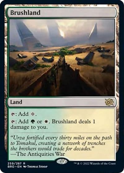 Brushland The Brothers' War Magic card