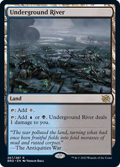 Underground River The Brothers' War Magic card