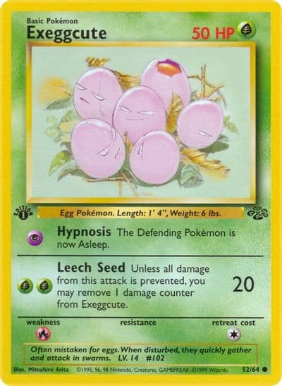 Exeggcute Jungle Pokemon card