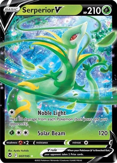 Serperior V SWSH12: Silver Tempest Pokemon card
