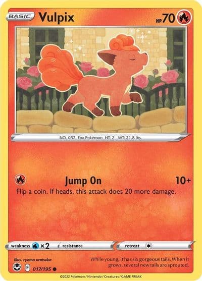 Vulpix SWSH12: Silver Tempest Pokemon card