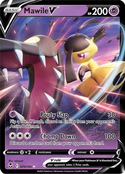 Mawile V SWSH12: Silver Tempest Pokemon card