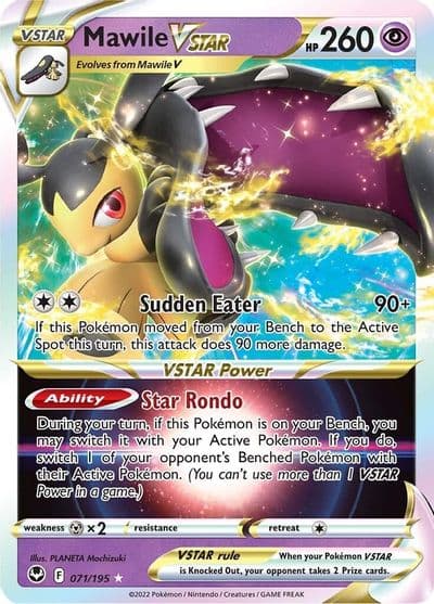 Mawile VSTAR SWSH12: Silver Tempest Pokemon card