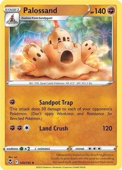 Palossand SWSH12: Silver Tempest Pokemon card