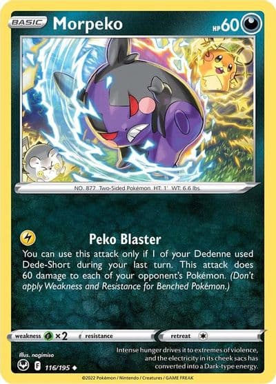 Morpeko SWSH12: Silver Tempest Pokemon card