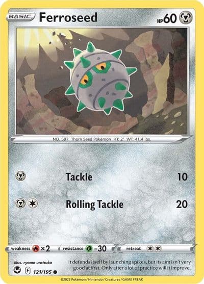 Ferroseed SWSH12: Silver Tempest Pokemon card