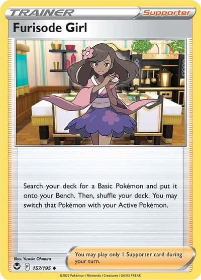 Furisode Girl SWSH12: Silver Tempest Pokemon card