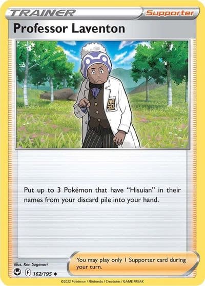 Professor Laventon SWSH12: Silver Tempest Pokemon card