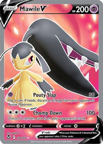 Mawile V (Full Art) SWSH12: Silver Tempest Pokemon card