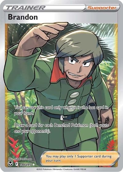 Brandon (Full Art) SWSH12: Silver Tempest Pokemon card