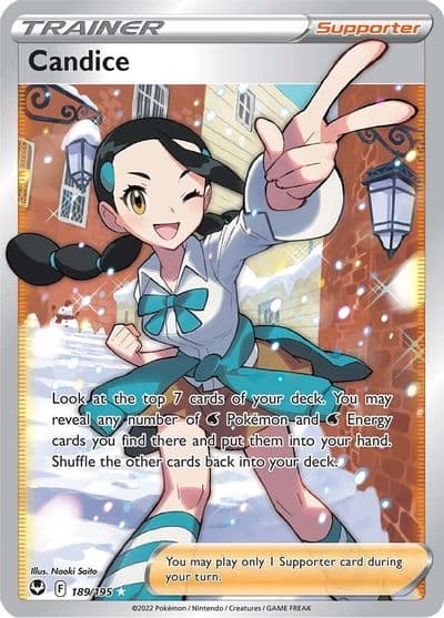 Candice (Full Art) SWSH12: Silver Tempest Pokemon card