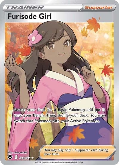 Furisode Girl (Full Art) SWSH12: Silver Tempest Pokemon card