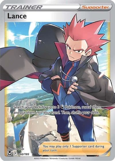 Lance (Full Art) SWSH12: Silver Tempest Pokemon card