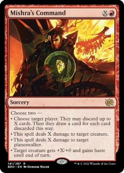 Mishras Command The Brothers' War Magic card
