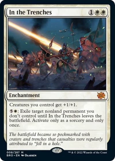 In the Trenches The Brothers' War Magic card