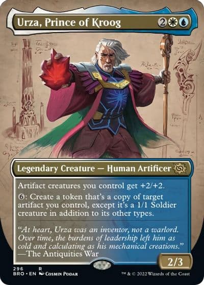 Urza Prince of Kroog Borderless The Brothers' War Magic card