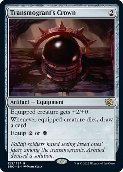 Transmogrants Crown The Brothers' War Magic card