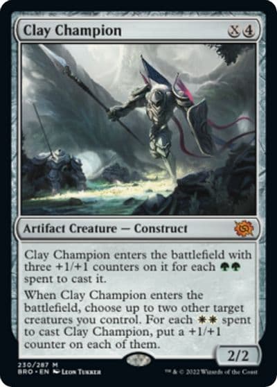Clay Champion The Brothers' War Magic card