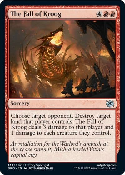 The Fall of Kroog The Brothers' War Magic card