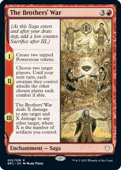 The Brothers War Commander: The Brothers' War Magic card