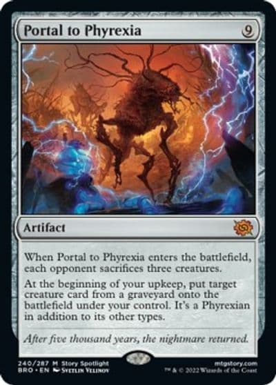 Portal to Phyrexia The Brothers' War Magic card