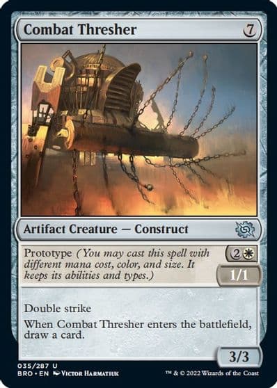 Combat Thresher The Brothers' War Magic card