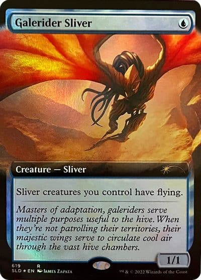 Galerider Sliver Extended Art Secret Lair Drop Series Magic card