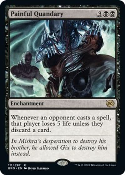 Painful Quandary The Brothers' War Magic card