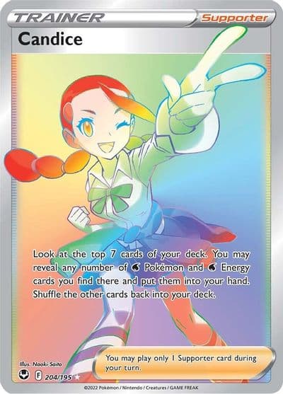Candice (Secret) SWSH12: Silver Tempest Pokemon card