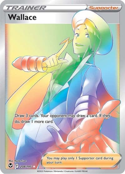 Wallace (Secret) SWSH12: Silver Tempest Pokemon card