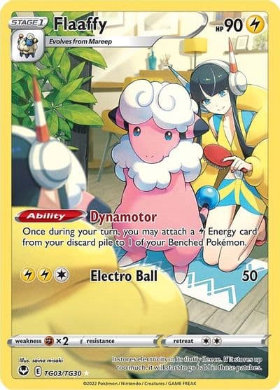 Flaaffy SWSH12: Silver Tempest Trainer Gallery Pokemon card