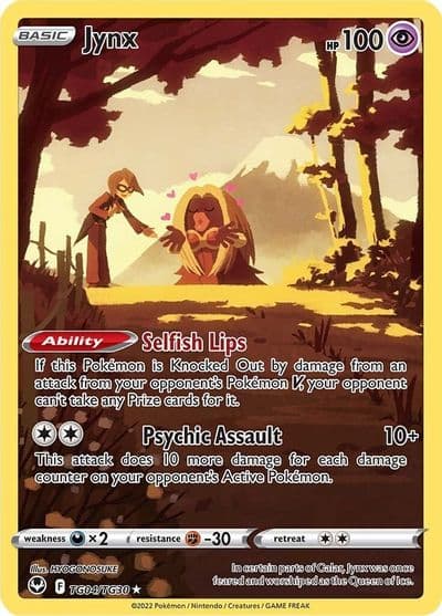 Jynx SWSH12: Silver Tempest Trainer Gallery Pokemon card