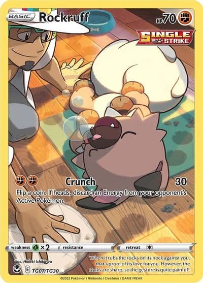Rockruff SWSH12: Silver Tempest Trainer Gallery Pokemon card