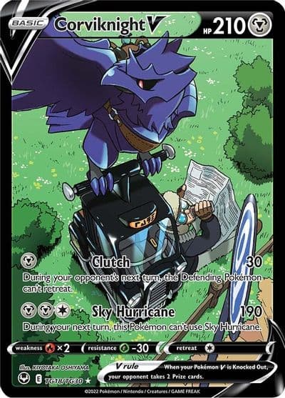 Corviknight V SWSH12: Silver Tempest Trainer Gallery Pokemon card