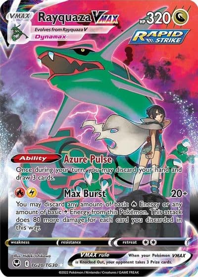 Rayquaza VMAX SWSH12: Silver Tempest Trainer Gallery Pokemon card